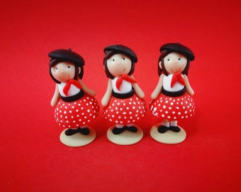 Box of 3 subjects little Parisian girls