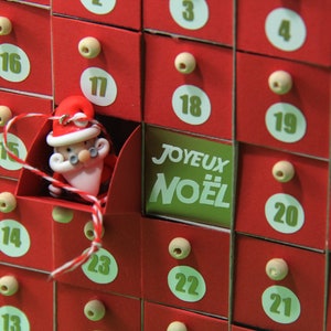 Calendrier de l'avent mini suspensions de sapin de Noël image 5