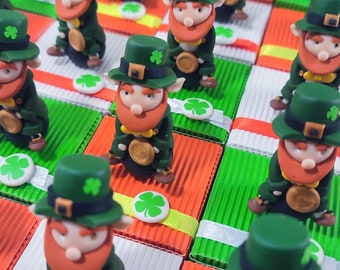 Boîtes à dragées lutins leprechauns thème Irlande