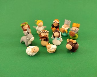 Minis sujets de crèche