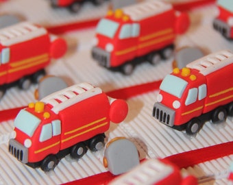 Fire truck dragee boxes