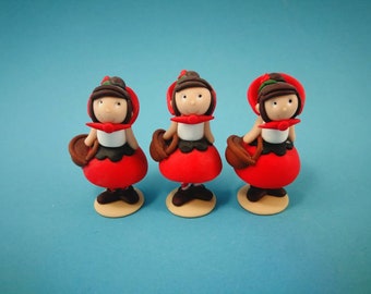 Box of 3 Little Red Riding Hood subjects
