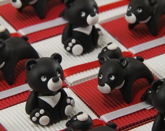 Black bear sweets from Taiwan animals Asia theme boxes