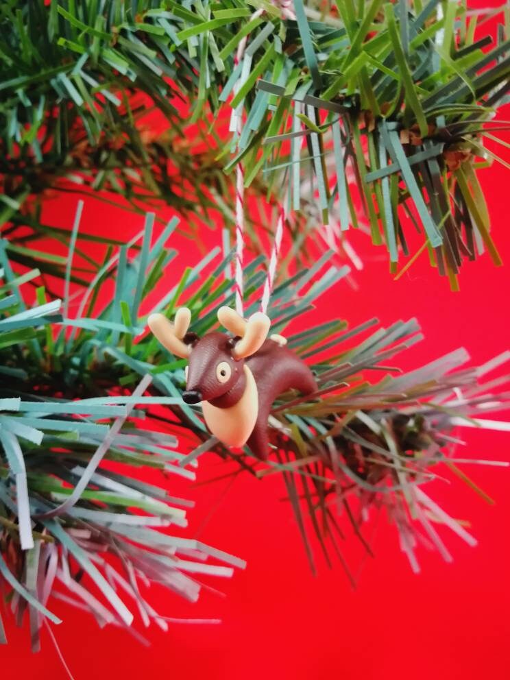 Coffret de 4 Mini Sujets Noël à Suspendre