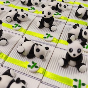 Boîtes à dragées pandas