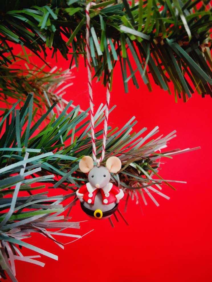 Coffret de 4 Mini Sujets Noël à Suspendre