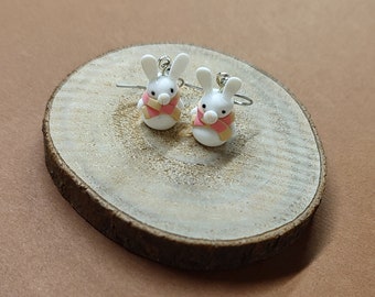 Boucles d'oreilles lapins