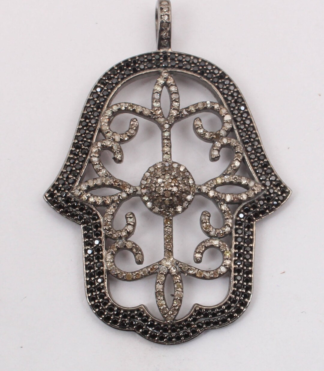 Diamond Hansa Pendant Hansa Pendant black Spinal Pendant - Etsy