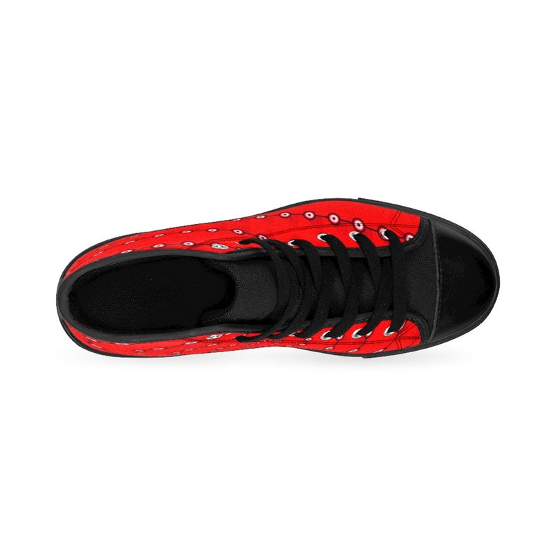 Men/'s High-top Sneakers Red Dot Blood Crew Unit