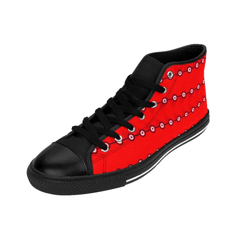 Men/'s High-top Sneakers Red Dot Blood Crew Unit