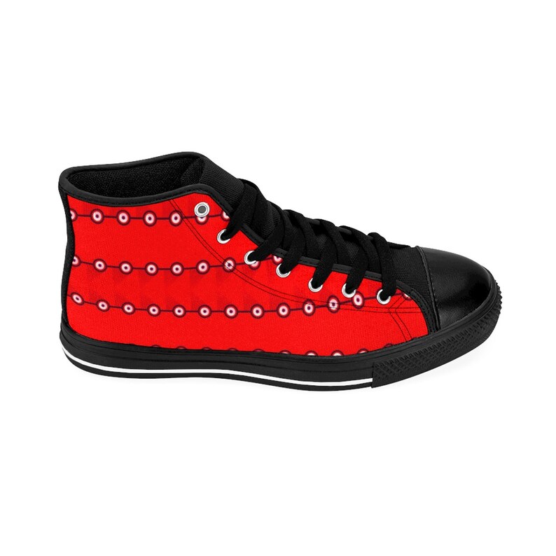 Men/'s High-top Sneakers Red Dot Blood Crew Unit