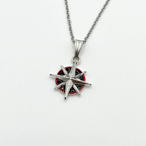 Stray Kids Compass Necklace: Silver Plated Kpop Jewelry