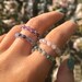 Crystal/Gemstone Ring | Wire Wrapped | Handmade | Jade | Amethyst | Rose Quartz | Blue Aventurine | Natural | Raw | Healing | Braided 