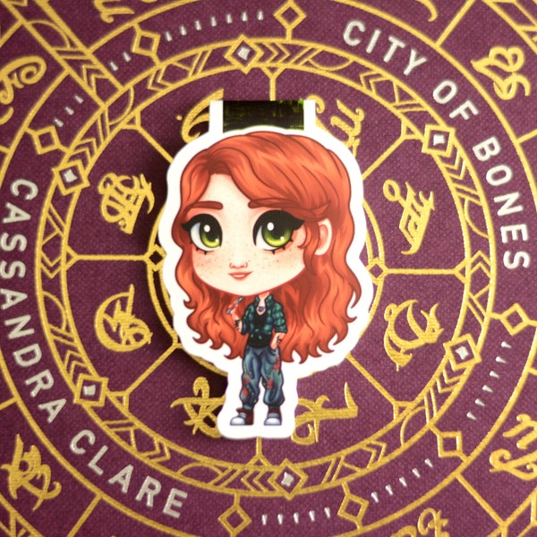 Clary Fray | Mortal instruments series | magnetic bookmark