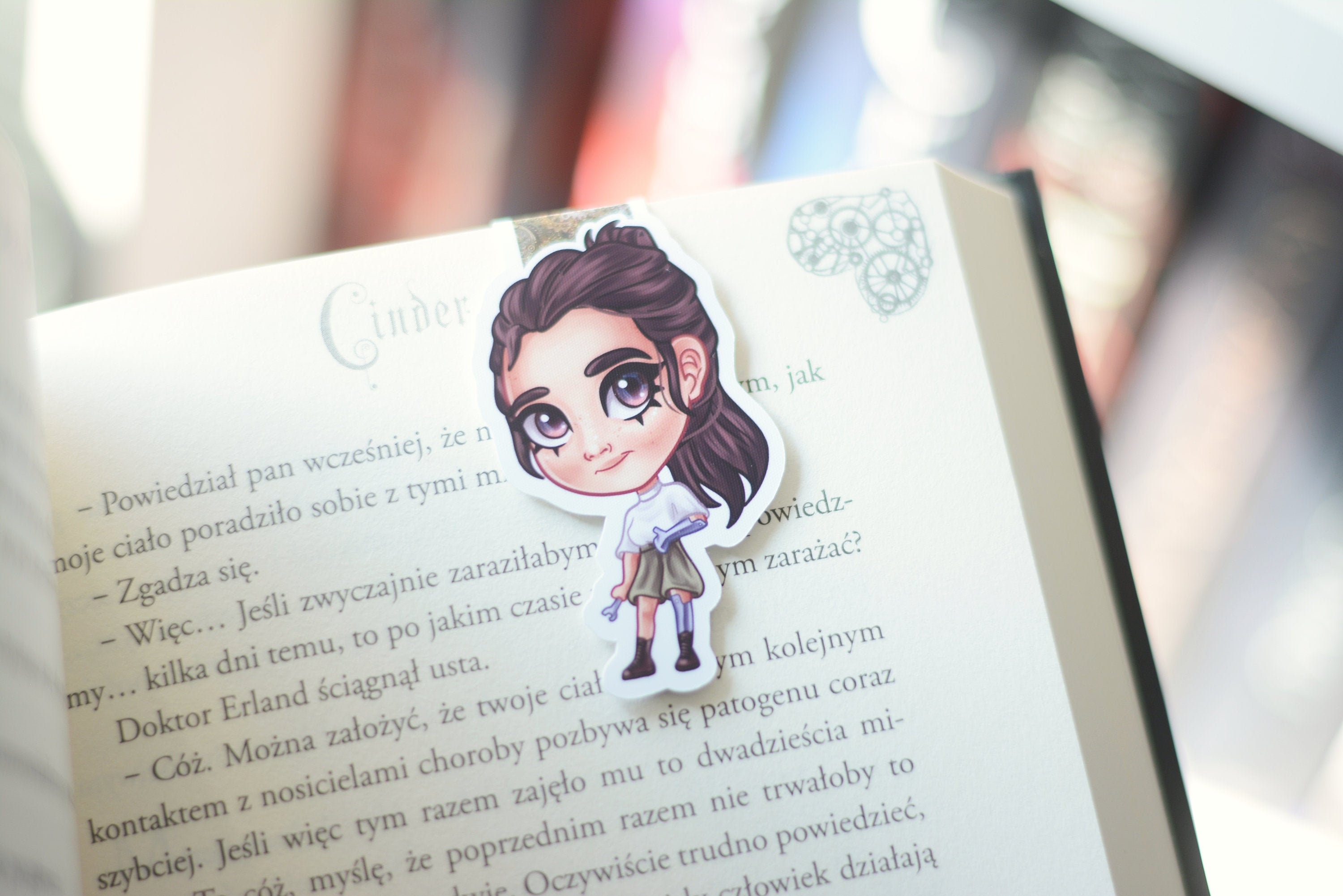 Cinder Linh Lunar Chronicles Magnetic Bookmark -  Denmark