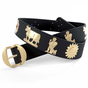The traditional appenzeller belt / gold / 5 colors