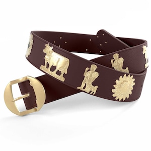 The traditional appenzeller belt / gold / 5 colors