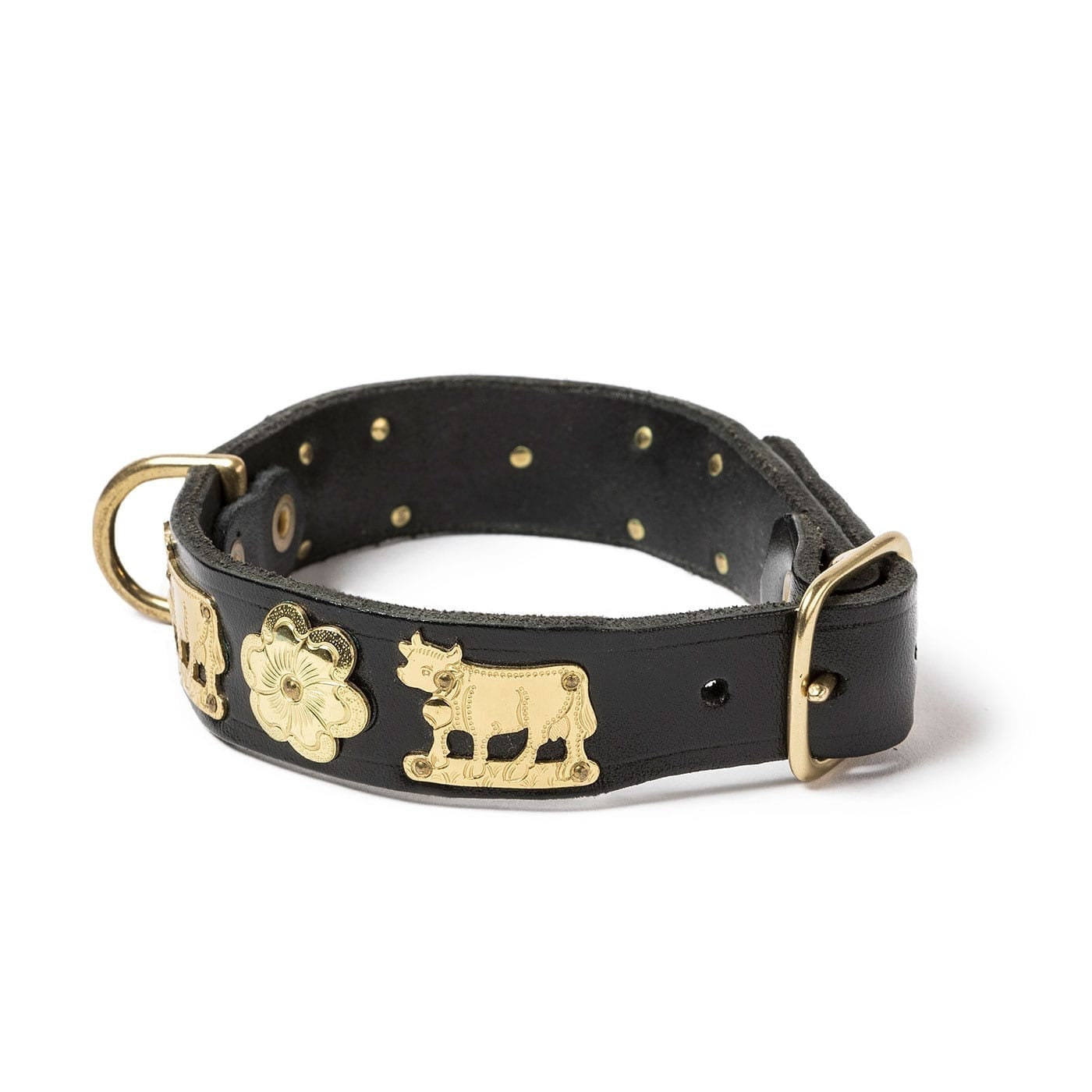 Appenzeller Dog Collar / Gold / Slim / 5 Colors Etsy
