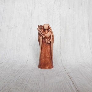 Persephone statue Goddess figurine from clay / handmade