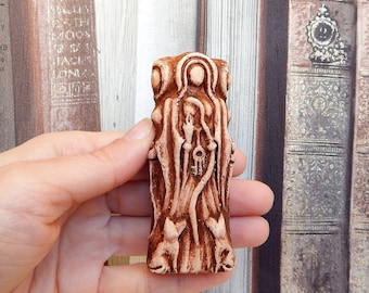 Hecate statue Goddess Triple goddess Hekate - Maiden, Mother, Crone / Handmade / An unusual and beautiful figurine of the Goddess Hecate