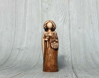 Demeter statue Goddess figurine made of clay