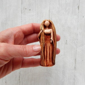 Sif statue Goddess / small figurine from clay / handmade