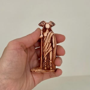 Hypnos figurine God small statue of Hypnus Made of clay / handmade
