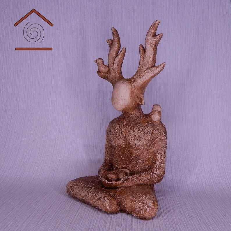 Wicca God Statue Ceramic Handmade Etsy