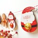 Advent Calendar Wooden Hanging, Christmas Countdown,  chocolates, reindeer, polar bear, penguin, gingerbread man, robin, kids, family 