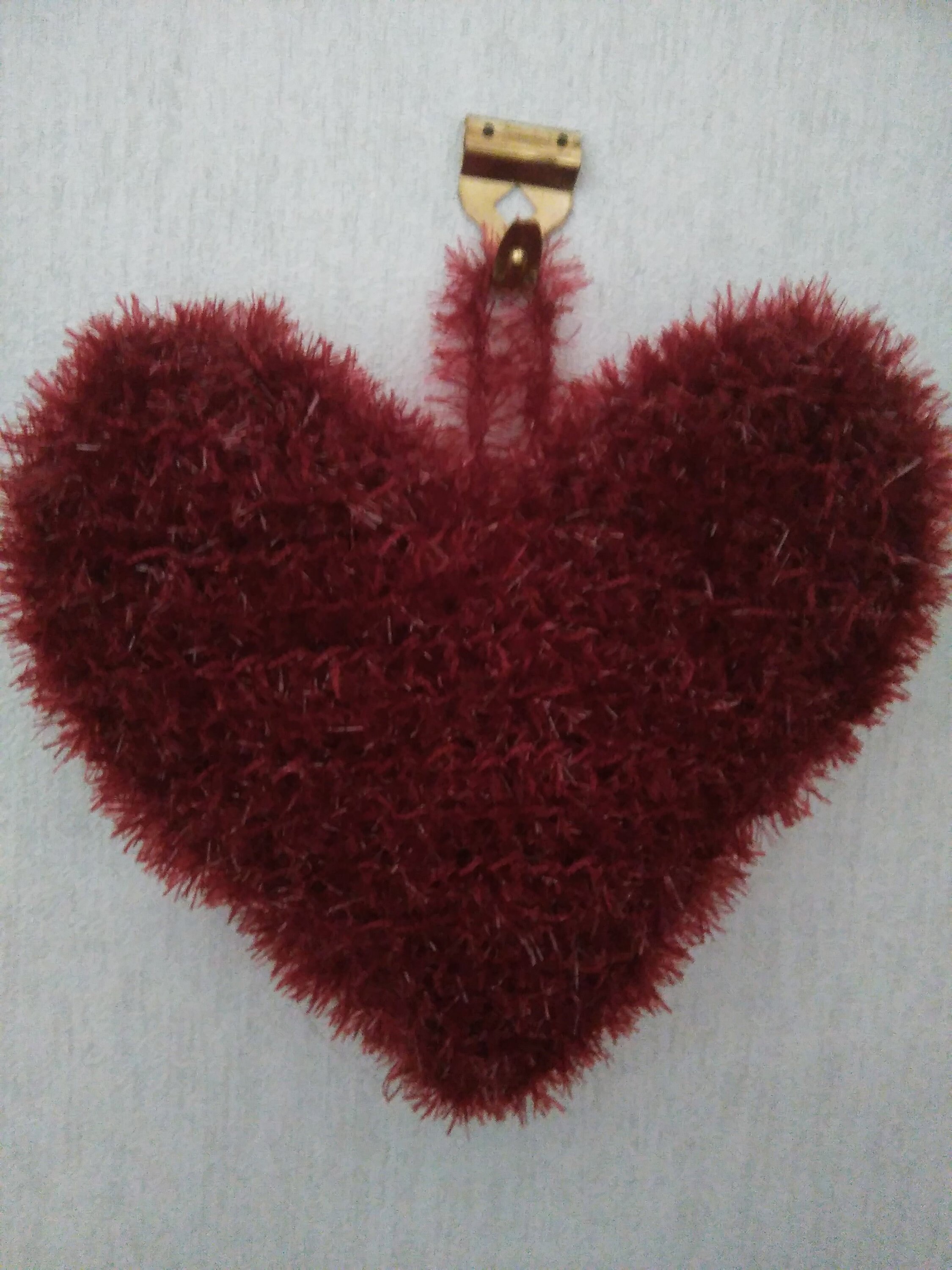 Eponge Tawashi Coeur Rouge Noël