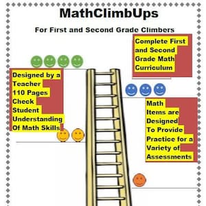 MathClimbUps First and Second Grade  Math Curriculum Review and Assessment