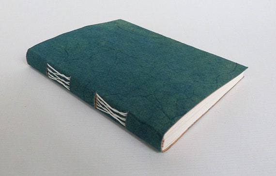 Livre De Poche En Cuir Bleu - Occasion Avec Poches Intérieures - Département Femme