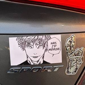 Gojo nah I’d merge car decal