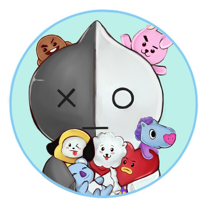 Download BTS BT21 Popsocket 방탄소년단 | Etsy