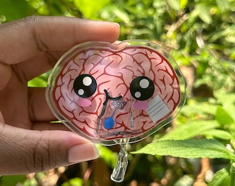Neuro brain badge reel