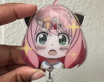 Spy family Anya  badge reel