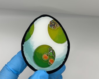 Super bros egg badge reel