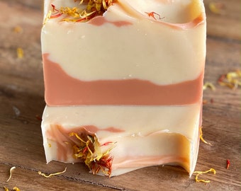 Tangerine & Patchouli  Soap| Handmade Soap| Cold Process Soap