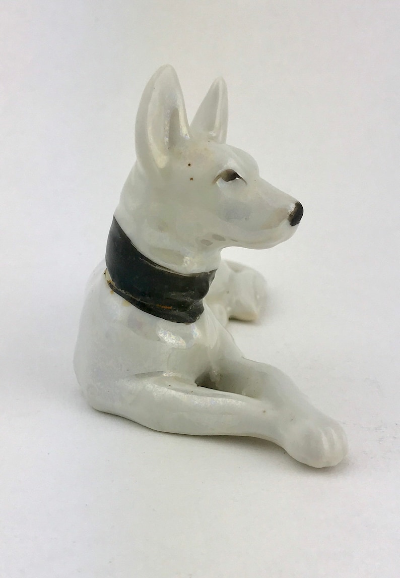 Vintage /'60/'s Ceramic Lying Dog Figurine MCM MIJ