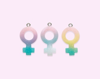 2 ou 10 breloques ombrées pour fille - breloques petite fille - breloques kawaii - breloques fille - breloques garçon - breloques de genre - breloques femme - boucles d'oreilles fille