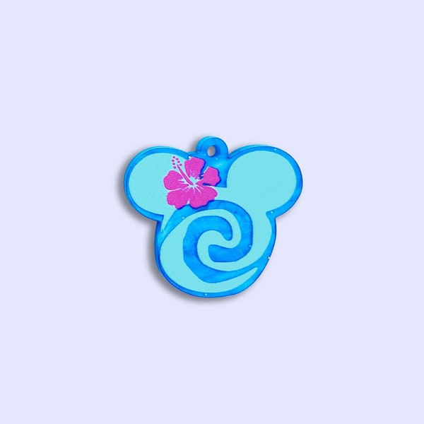 C -2pc or 10pc Swirl Ocean Charm -Mermaid Charm -Hawaii Charm -Seashell Charm -Mouse Charm -Vitamin Sea -Kawaii Charm -Under the Sea Charm