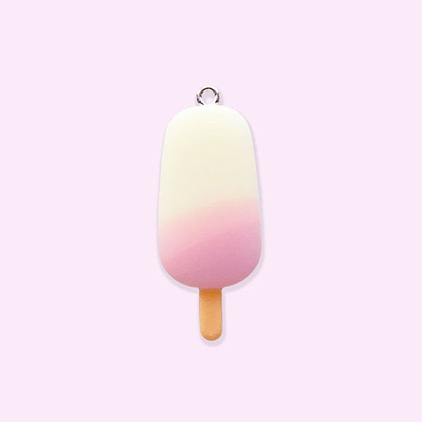 2pc or 10pc Sunset Popsicle Charm - Summer Sunset Charm -Pastel Popsicle -Summer Charm -Pastel Rainbow Charm -Kawaii Charm -Push Pop