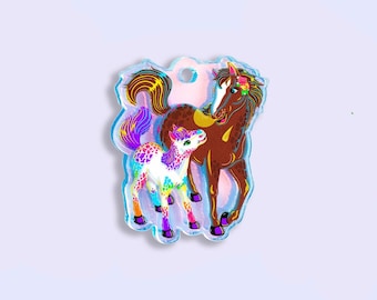 2pc or 10pc Horses Charm -Over the Rainbow Charm -Rainbow Charms -Kawaii charms- Shoe Charms -Pony Charms- Animal Charms -Horse Jewelry