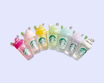 Frappe Coffee Cup Charm - Resin Drink Charm