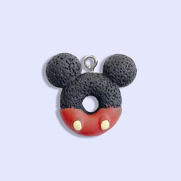 Breloque biscuit au chocolat - breloque alimentaire en résine, bijoux kawaii