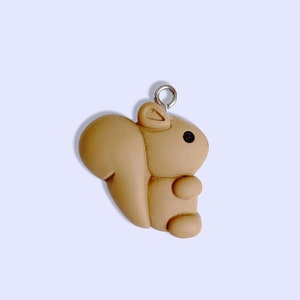 2pc or 10pc Cute Squirrel Charm - Animal Charm - Rodent Charm - Flying Squirrel Charm -Kids Charm -Veterinarian Charm - Animal Lover Charm