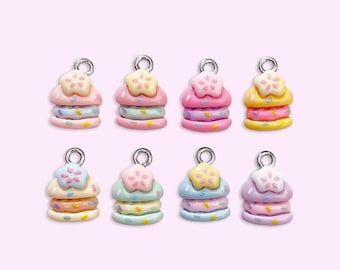 チャームまたはペンダント - マカロン - ピンク 5/8インチ - Etsy 日本