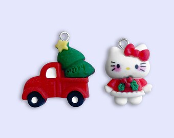 Orecchini con luci natalizie, gioielli per feste di Natale, regalo di Babbo Natale segreto, regalo di Natale - Italia