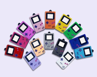 Acrylic Game Controller Charm, Kawaii Anime Gamer, Tech Pendant