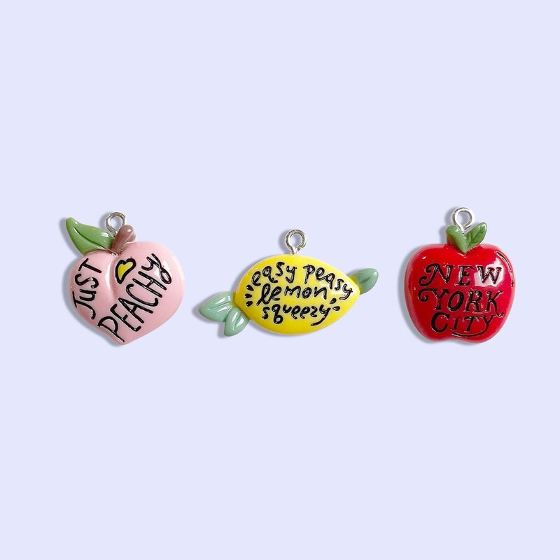 Peach Charms - Etsy